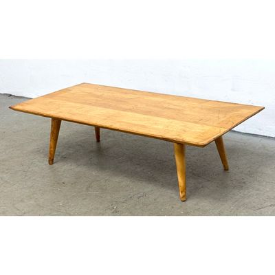 Paul McCobb Planner Group Solid Maple Coffee Table for Winchendon Furniture Company with Tapered Kni