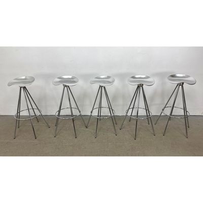Set of 5 Jamaica Stools by Pepe Cortes for Amat Spanish Industrial Design