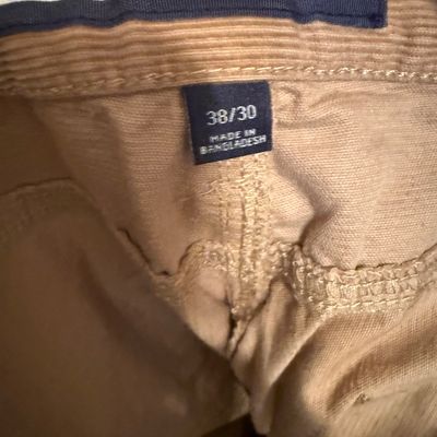 Tommy Hilfiger tan corduroy pants, size 38/30