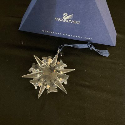 Swarovski Christmas Ornament Snowflake 2002
