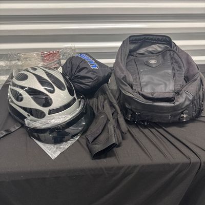 Motorcycle Helmet and Gear