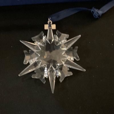 Swarovski Christmas Ornament Snowflake 2002
