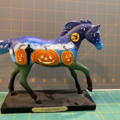 Painted Ponies “Pumpkin Patch, Halloween figurine