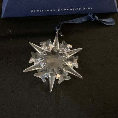 Swarovski Christmas Ornament Snowflake 2002