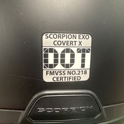 Sidici Scorpion XL DOT Helmet