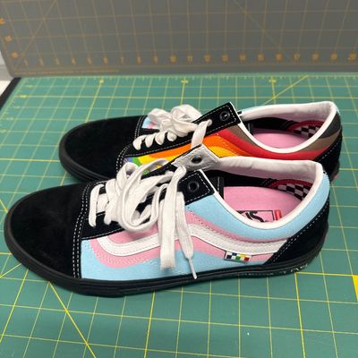 4 Pairs of Vans Shoes, 1 Birkenstock Water Sandals, 1 New Rip Curl Hat