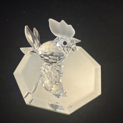 Swarovski Silver Crystal Rooster