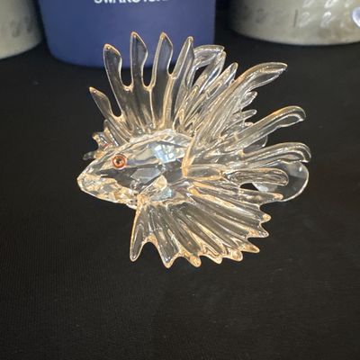 Three piece Swarovski Crystal Fish Set
