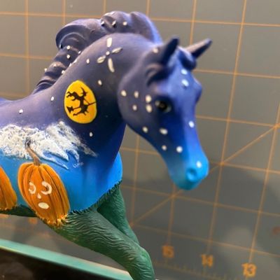 Painted Ponies “Pumpkin Patch, Halloween figurine