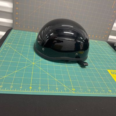 SET of 3-motorcycle helmets, 2 Large, 1 Small