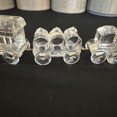 Four Piece Swarovski Train Collection