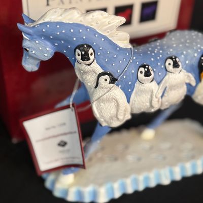 Painted Pony, Penguin Express figurine