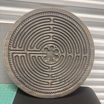 Round Labrinth Circular Wall Hanging