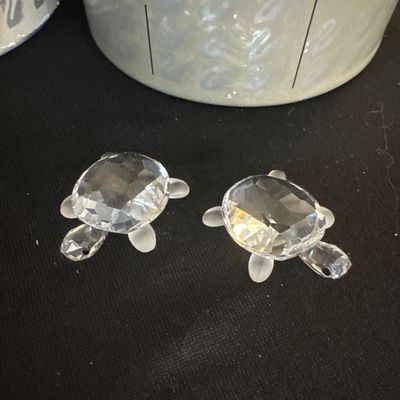 Five Piece Swarovski Silver Crystal Figurine Set