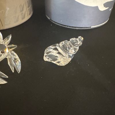 Swarovski silver crystal three-piece set