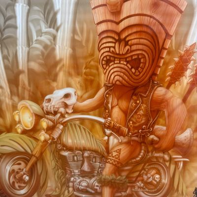 Poi Pounder by Devin Mathewson Signed and Numbered Print