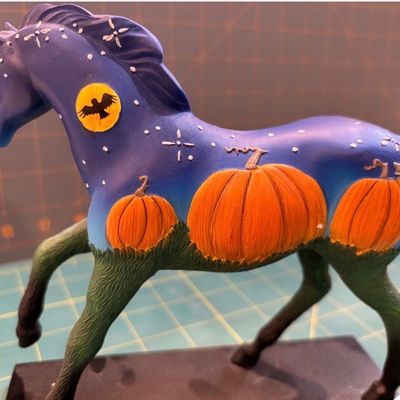 Painted Ponies “Pumpkin Patch, Halloween figurine