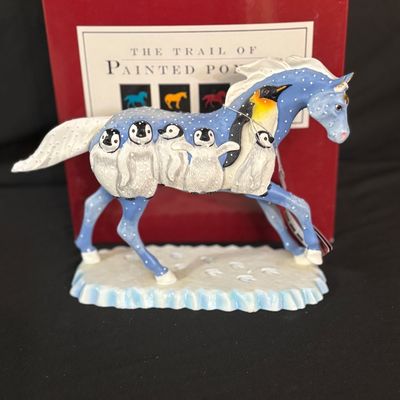Painted Pony, Penguin Express figurine