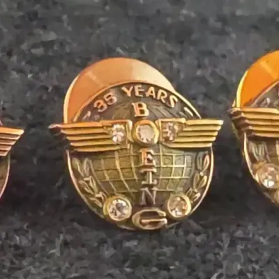 Boeing Yearly Celebration Pins