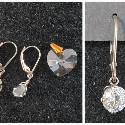 Glass Earrings and Pendants 