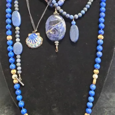Collection of Blue Jewelry 