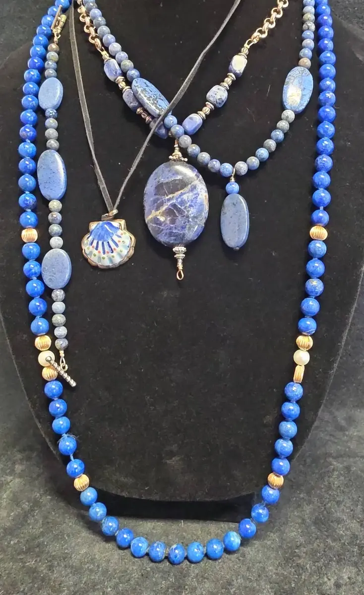 Collection of Blue Jewelry 