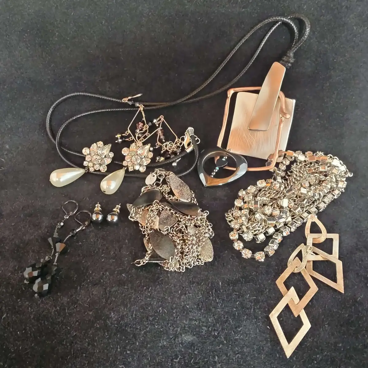 Earrings and Necklaces 