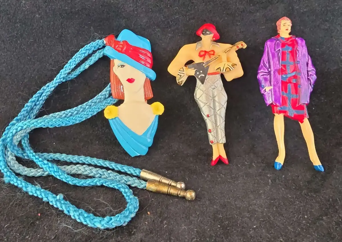 1980's Acrylic Jewelry 