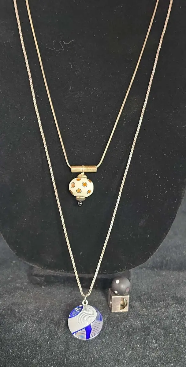 Whimsical Pendants on Chains 