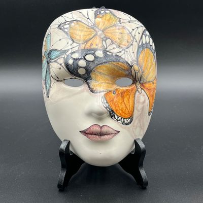 Sale Photo Thumbnail #41: Collectable pottery mask