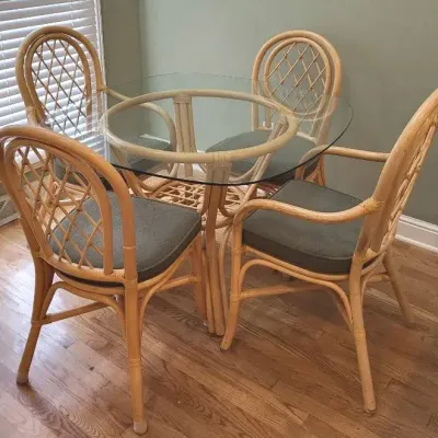 Carlton Rattan Kitchen Set (K)