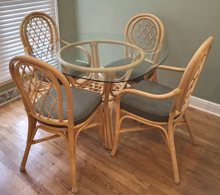 Carlton Rattan Kitchen Set (K)