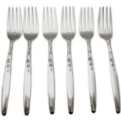Lunt "Summer Song" Sterling Silver Salad Forks #2 (222g)