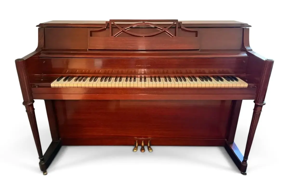 Story & Clark Upright Mahogany Piano (249086)