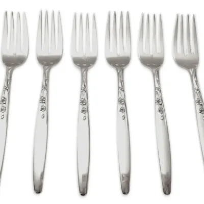 Lunt "Summer Song" Sterling Silver Salad Forks #2 (227g)
