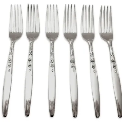 Lunt "Summer Song" Sterling Silver Dinner Forks #1 (283g)
