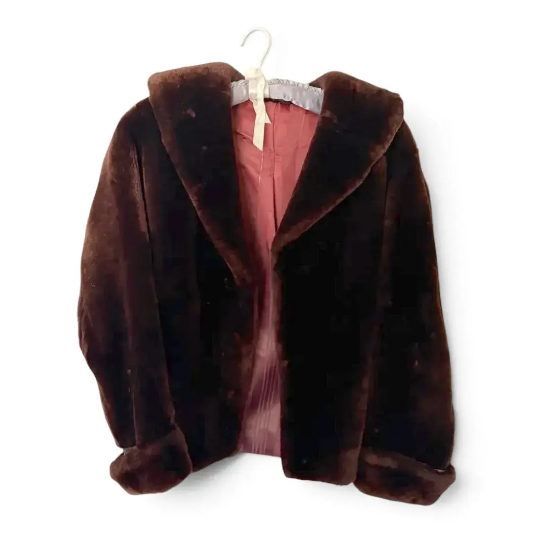 Vintage Genuine Lamb Fur Jacket - Beau Mouton