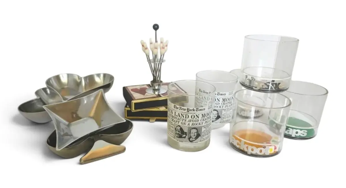 Game Night - Playing Cards, Card Dishes, Gambling Cups, & More
