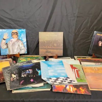 Vinyl Records | Large LP Collection | Rolling Stones, Beatles, Neil Young & More