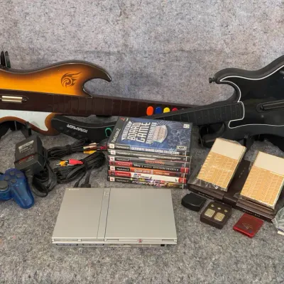 Sony PlayStation 2 Slim Console | Guitar Hero Guitars, Games & Accessories