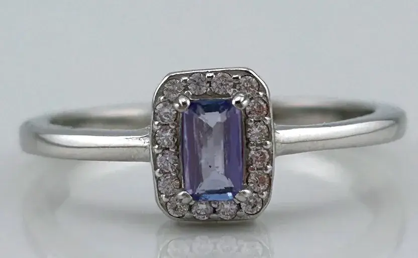 Tanzanite Sterling Silver Ring
