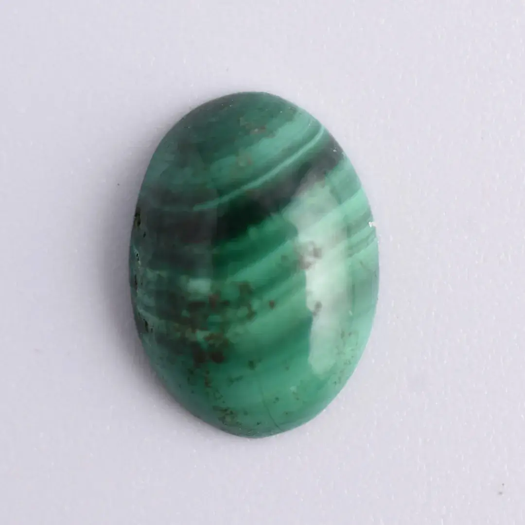 5.0ct Natural Malachite Cabochon 