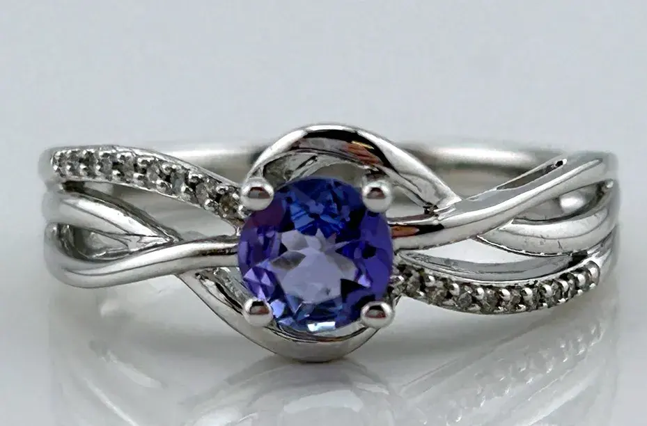 Tanzanite Sterling Silver Ring