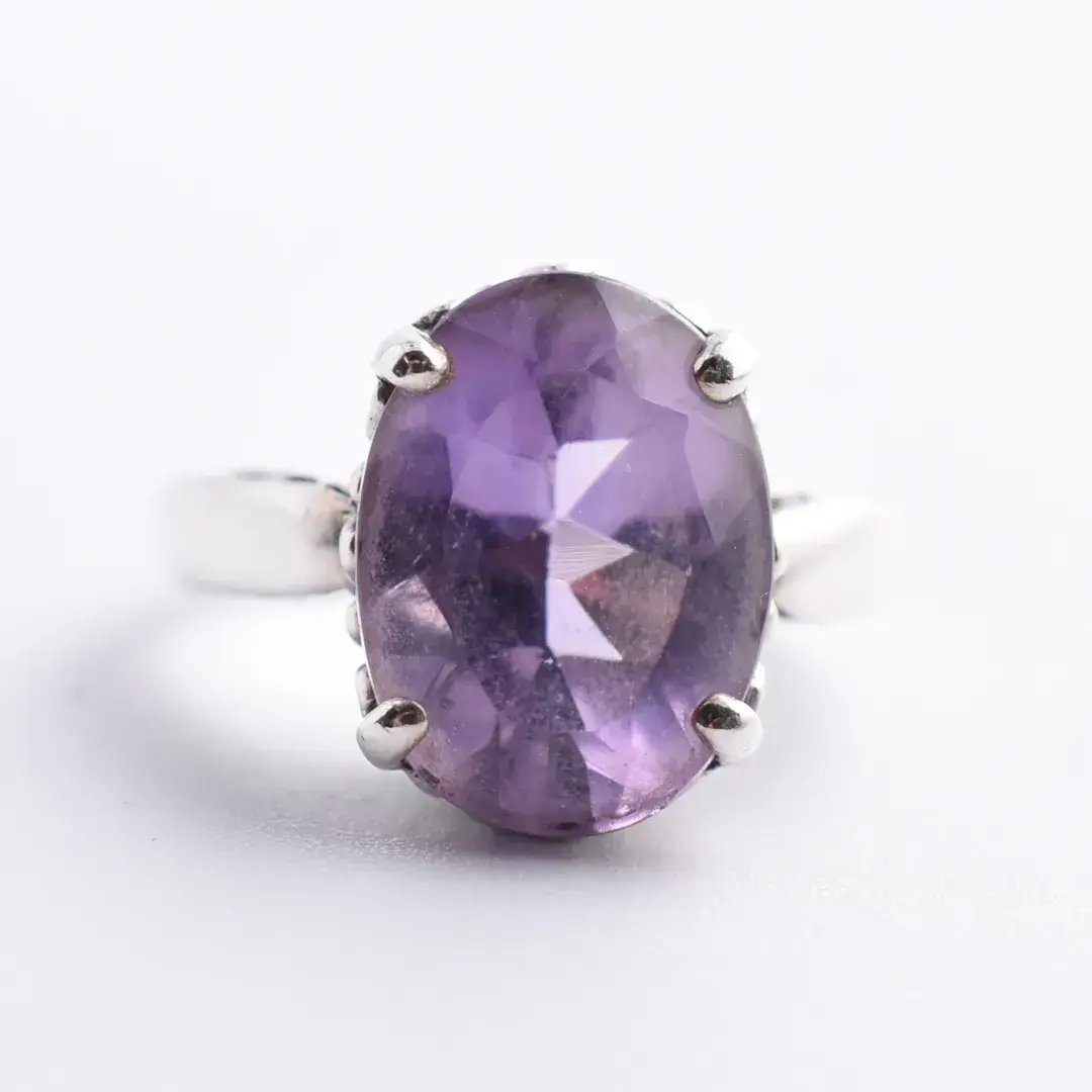 Amethyst Sterling Silver Ring