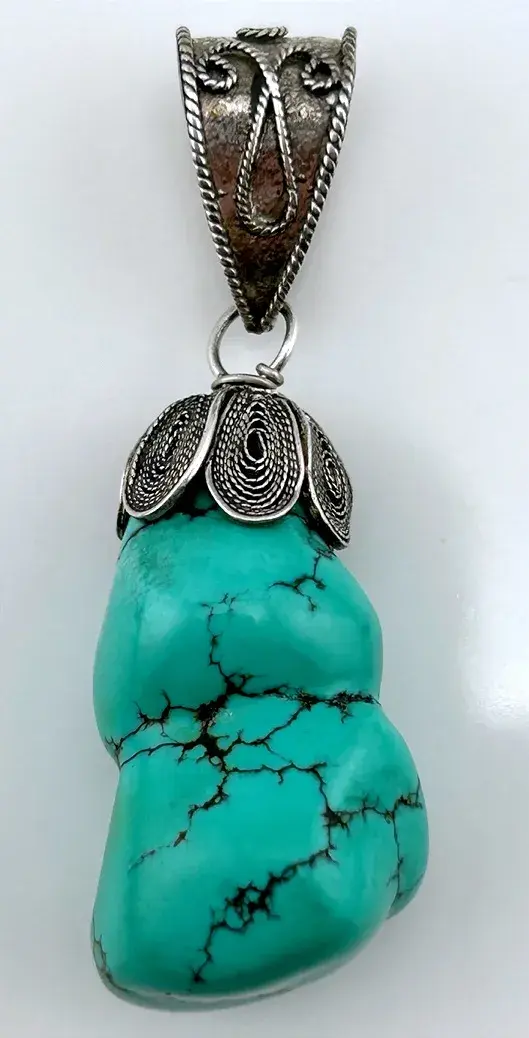 Turquoise Sterling Silver Pendant