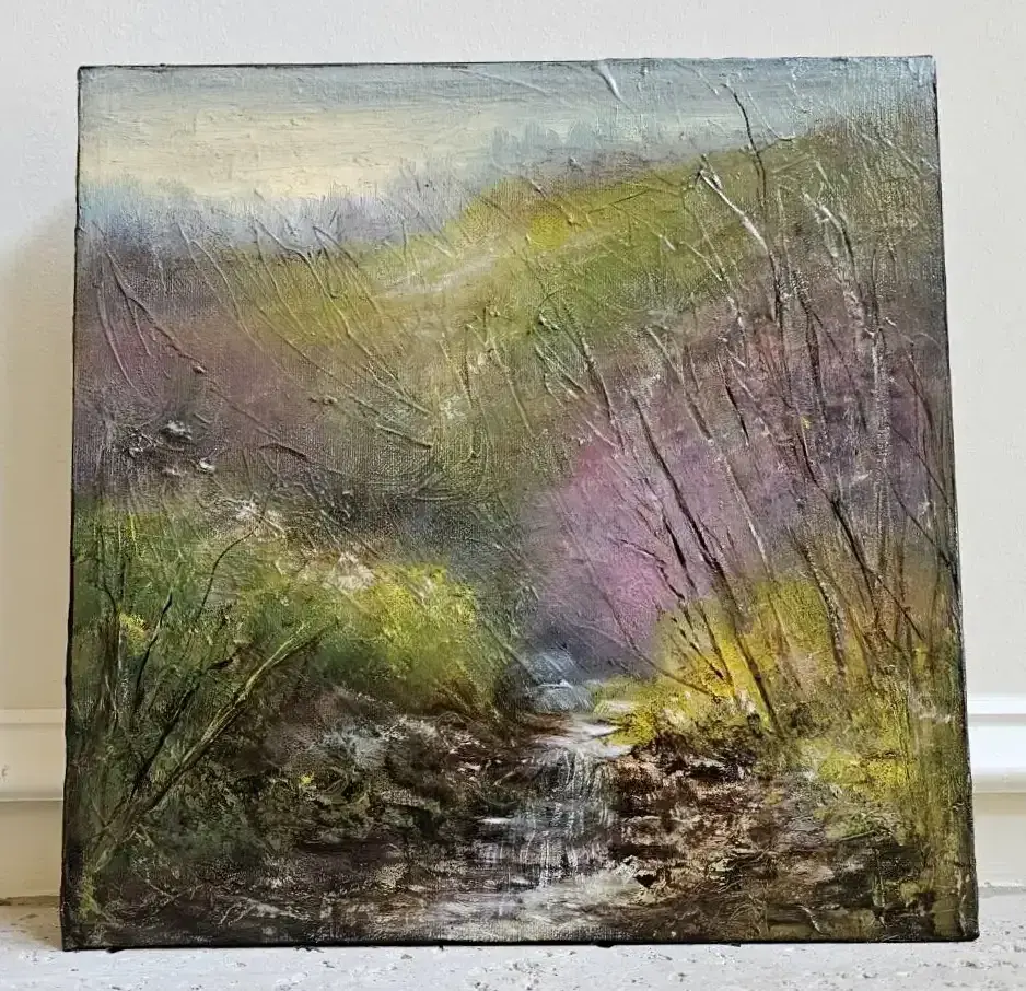 Mev Rozsman “Redbuds” Original Painting