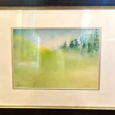 Mev Rozsman “Xanthic Maze” Signed Original Watercolor