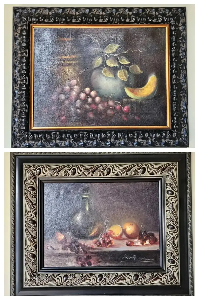 Mev Rozsman Signed Original Still Life Pair