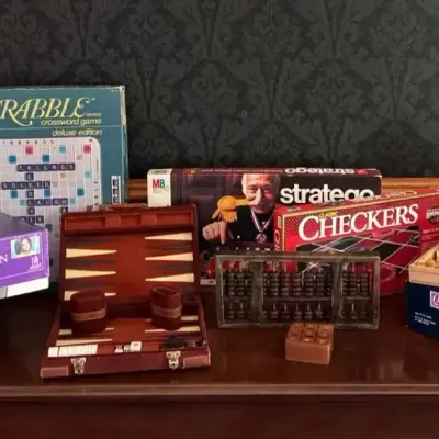 Classic Board Games & Backgammon Set