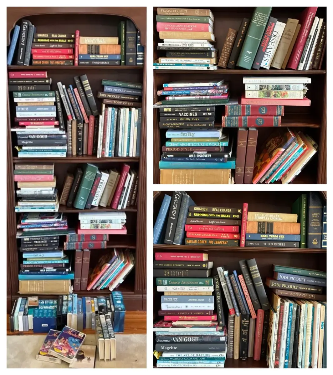 Hardback Books, Reference & Disney VHS